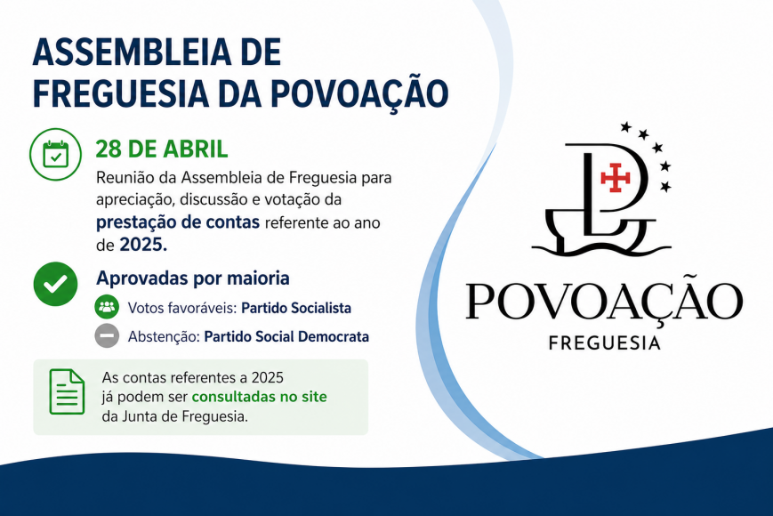 Preta&ccedil;&atilde;o de contas de 2025 aprovadas por maioria