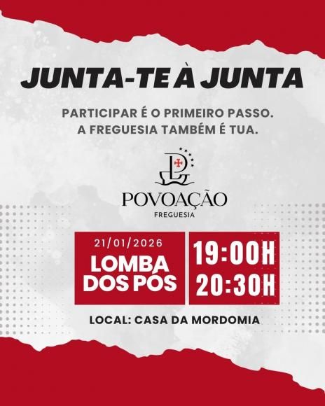 Junta de Freguesia da Povoa&ccedil;&atilde;o lan&ccedil;a iniciativa &ldquo;Junta-te &agrave; Junta&rdquo;