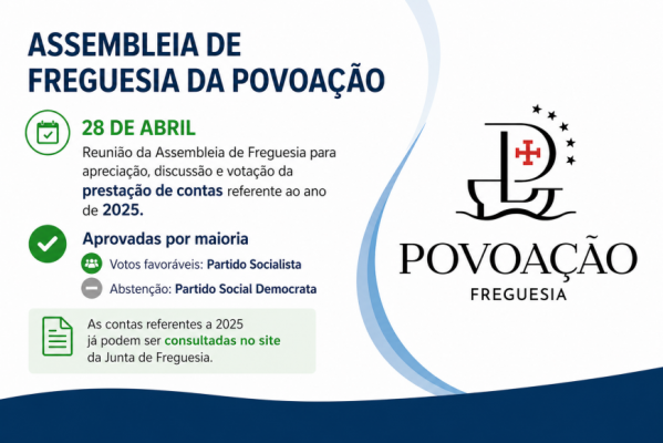 Preta&ccedil;&atilde;o de contas de 2025 aprovadas por maioria